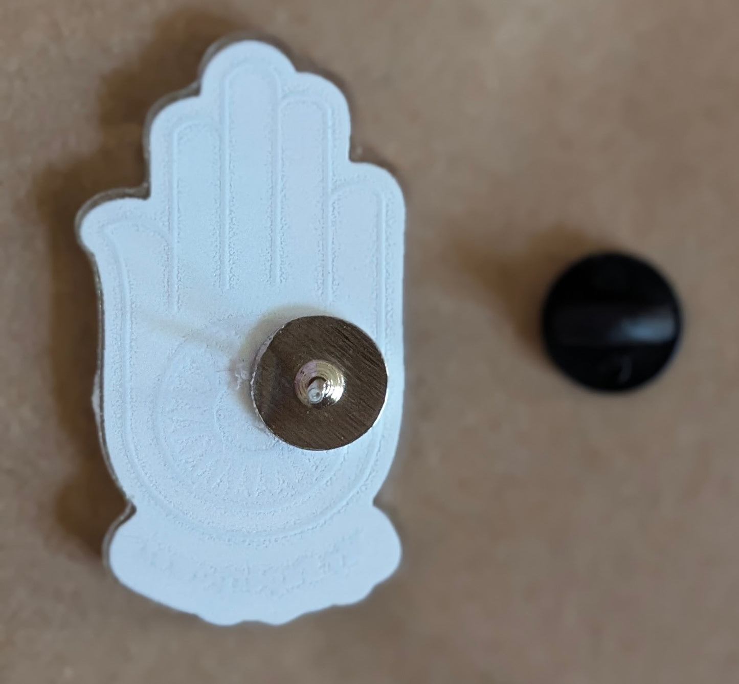 Ahimsa Hand Enamel Pin | Jain Symbol of Non-Violence | Return Gift