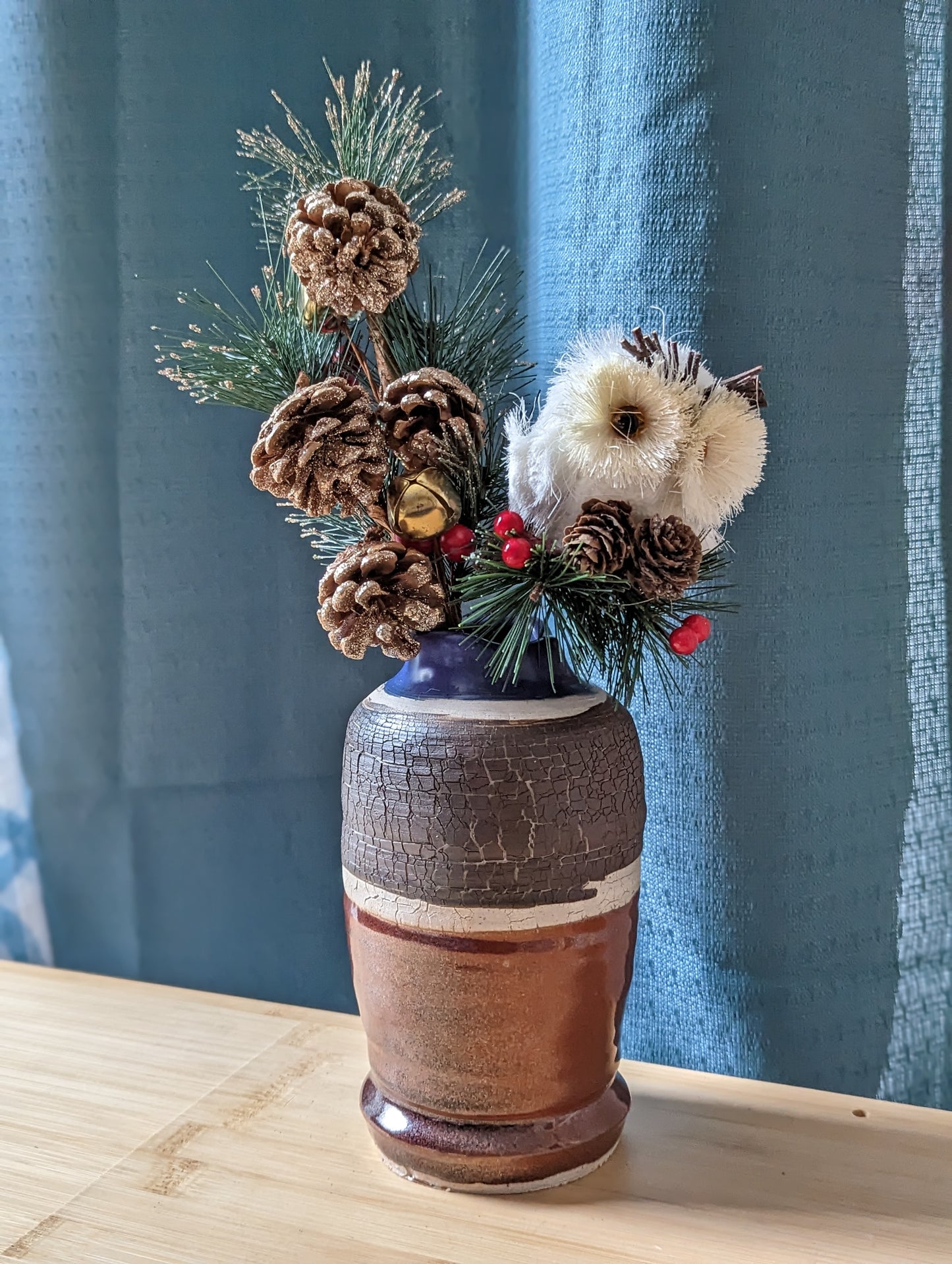 Cheerful Crackle Vase