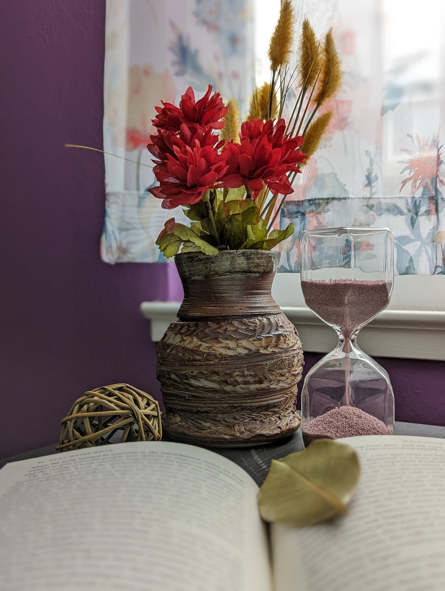 Marbled Chocolate Vase