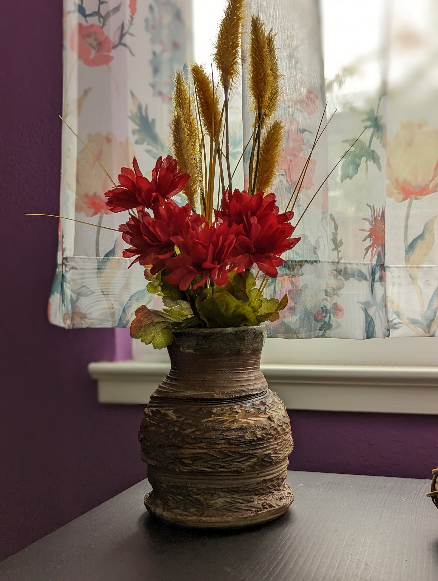 Marbled Chocolate Vase